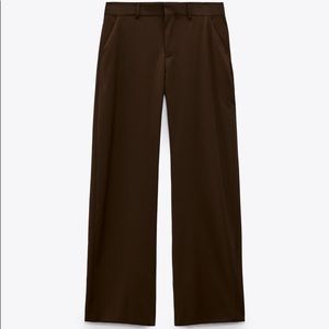 Zara WIDE LEG MENSWEAR STYLE PANTS